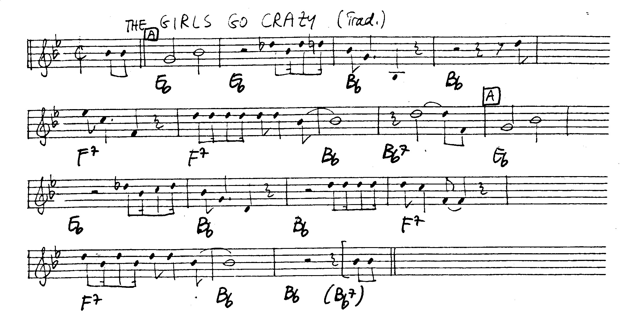 the girls go crazy leadsheet – book us for your next 20s or gatsby event